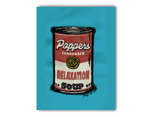 "Poppers #1" Turquoise