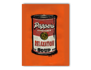 "Poppers #3" Orange